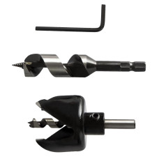 Набор для установки замков коронка 54 х 40мм, винтовое сверло 22 мм Набор для установки замков коронка 54 х 40мм, винтовое сверло 22 мм