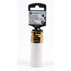 Головка торцевая глубокая ударная 1/2", 19 мм, для легкосплавных колесных дисков Головка торцевая глубокая ударная 1/2", 19 мм, для легкосплавных колесных дисков