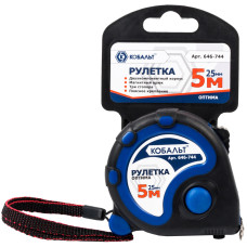 Рулетка 5 м x 25 мм двухкомпонентный корпус