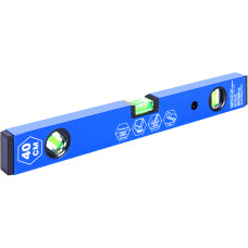 Уровень строительный 400 мм, профиль 20 x 49 мм, 3 глазка, точность 1,0 мм/м Уровень строительный 400 мм, профиль 20 x 49 мм, 3 глазка, точность 1,0 мм/м