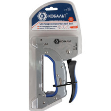 Степлер механический 3 в 1скобы 6-14 мм, шпильки, гвозди, регулятор удара