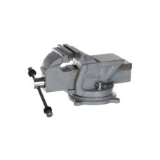 Тиски слесарные поворотные стальные, ширина губок 75 мм, захват 75 мм