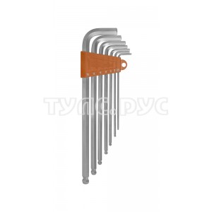Набор удлиненных Г-образных ключей 2,5-10мм, 7 предметов AV Steel AV-365107