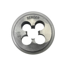 Метрическая плашка М3х0,5мм Berger BG BG1001 Метрическая плашка М3х0,5мм Berger BG BG1001