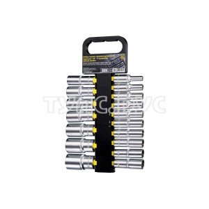 Набор удлиненных торцевых головок 1/2 SuperLock 17шт Berger BG BG2037