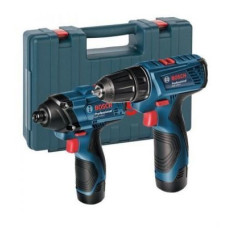 Набор Bosch: аккумуляторная дрель-шуруповерт GSR 120-LI Professional и импульсный гайковерт GDR 120-LI Professional Набор Bosch: аккумуляторная дрель-шуруповерт GSR 120-LI Professional и импульсный гайковерт GDR 120-LI Professional