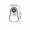 Насадка для пылеудаления GDE 68 Bosch 1600A001G7