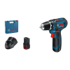 Аккумуляторная дрель-шуруповерт Bosch GSR 12V-15 в кейсе 