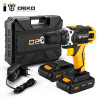Аккумуляторная дрель-шуруповерт DEKO Banger 12V Li-Ion + набор инструмента  93 предмета 063-4167