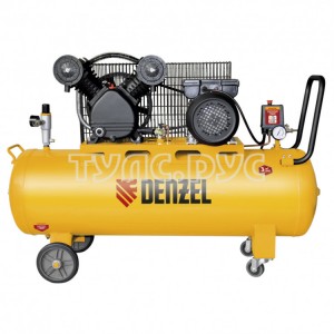 Масляный ременной компрессор DENZEL DRV2200/100 10 бар 440 л/м 2,2 кВт 58088 