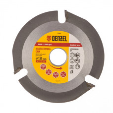 Диск пильный Мультирез (22.2х125 мм) для УШМ DENZEL 73398 Диск пильный Мультирез (22.2х125 мм) для УШМ DENZEL 73398