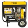 Дизельный генератор 5 кВт, 220В/50Гц, 15 л, электростартер DENZEL DD6300Е 94657