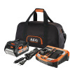 AEG Набор: Аккумулятор L1850R + зарядное устройство BLK1218 + сумка SETL1850BLK 