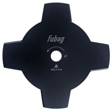 Триммерный диск 4 лопасти внешний диаметр 255мм посадочный диаметр 25.4мм. толщина 1.6мм.