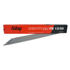 Электрод сварочный с основным покрытием FB 13/55 (0.9 кг; 4 мм) FUBAG 38882 Электрод сварочный с основным покрытием FB 13/55 (0.9 кг; 4 мм) FUBAG 38882