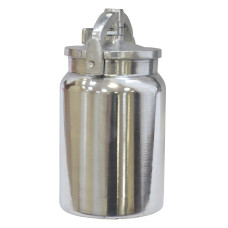 Бачок для краскораспылителя BASIC S1000 1л алюминиевый. Бачок для краскораспылителя BASIC S1000 1л алюминиевый.