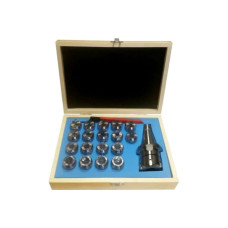 Патрон цанговый с набором цанг GRIFF NT50-ER32 (хв-к конус 7:24; DIN2080; цанги 18 шт; 3-20 мм) b221441 Патрон цанговый с набором цанг GRIFF NT50-ER32 (хв-к конус 7:24; DIN2080; цанги 18 шт; 3-20 мм) b221441