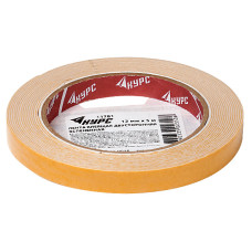 Лента монтажная клейкая на вспененной основе, белая, 25 мм х 5 м Лента монтажная клейкая на вспененной основе, белая, 25 мм х 5 м