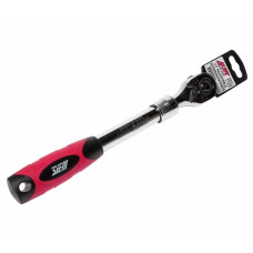 Трещотка 1/2" 72-зубцовая с телескопической резиновой рукояткой, длина 305-405мм JTC /1/5/20 JTC-5027 Трещотка 1/2" 72-зубцовая с телескопической резиновой рукояткой, длина 305-405мм JTC /1/5/20 JTC-5027