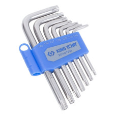 Набор Г-образных TORX, T10-T40, с отверстием, 7 предметов KING TONY 20407PR