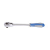 KING TONY Трещотка 1/2", 250мм, 32 зуба, флажковая с кнопкой 4762-10G