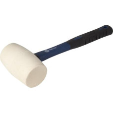 Киянка КОБАЛЬТ 680 г (70 мм), белая резина, фибергласовая рукоятка 241-086