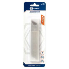 Лезвия сменные КОБАЛЬТ для ножей 25 мм, сегментированные 242-052 Лезвия сменные КОБАЛЬТ для ножей 25 мм, сегментированные 242-052