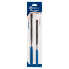 Набор надфилей КОБАЛЬТ плоских, № 1, 140х3, 160х4 мм (2 шт.) блистер 247-835