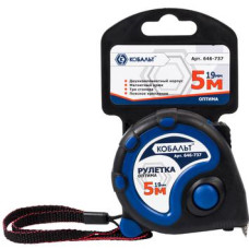 Рулетка Оптима (5м x 19мм) КОБАЛЬТ 646-737
