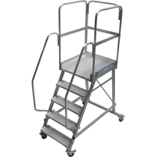 Лестница с площадкой Krause 5 ступеней 820037 Лестница с площадкой Krause 5 ступеней 820037