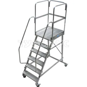 Лестница с площадкой Krause 6 ступеней 820044