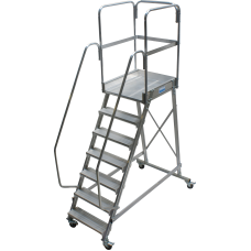 Лестница с площадкой Krause 7 ступеней 820051 Лестница с площадкой Krause 7 ступеней 820051