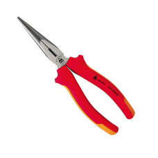 Пассатижи удлиненные тонкие прямые 200 мм, диэлектрические, держатель МАСТАК 030-10200EH Пассатижи удлиненные тонкие прямые 200 мм, диэлектрические, держатель МАСТАК 030-10200EH