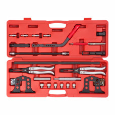 Рассухариватель клапанов универсальный, кейс, 19 предметов МАСТАК 103-10019C Рассухариватель клапанов универсальный, кейс, 19 предметов МАСТАК 103-10019C