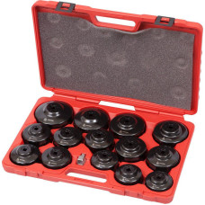 Набор съемников масляных фильтров, 15 предметов МАСТАК 103-40015C Набор съемников масляных фильтров, 15 предметов МАСТАК 103-40015C