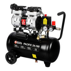 Компрессор безмасляный QUATTRO ELEMENTI PACIFIC 24-160 (160 л/мин, 24л, 900 Вт, 8 бар, 19кг, малошумный), шт