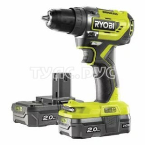Ryobi Бесщеточная дрель-шуруповерт R18DD5-220S 5133003733