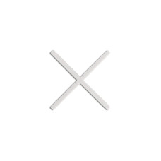 Крестик для швов 1,5мм (300шт) RUBI 2912 Крестик для швов 1,5мм (300шт) RUBI 2912