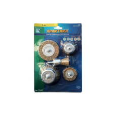 Набор кордщеток мягких (5 шт; 25, 50, 75 мм) для дрели ПРАКТИКА 773-507 Набор кордщеток мягких (5 шт; 25, 50, 75 мм) для дрели ПРАКТИКА 773-507