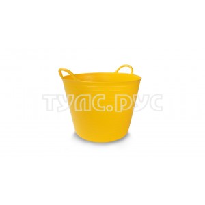 Корзина пластиковая жёлтая №1 (25л) RUBI 88700