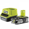 Ryobi ONE+ Li-Ion аккумулятор 2.5Aч + зарядное устройство RC18120, RC18120-125 15643699