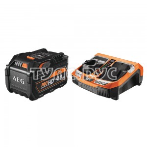 AEG 18В Набор из аккумулятора и зарядного устройства SETL1890RHDBLK 4932464232