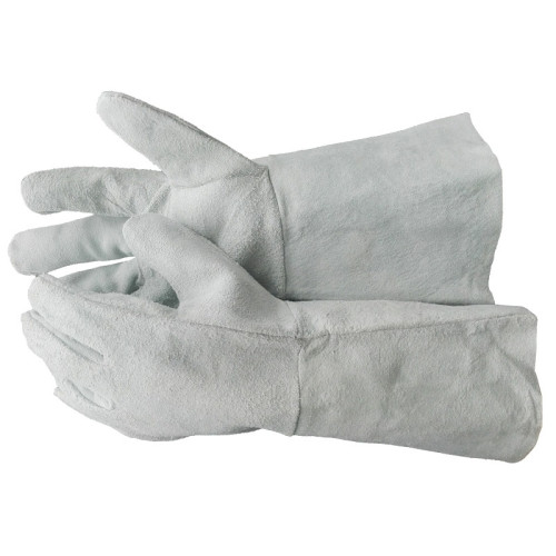 Краги спилковые пятипалые