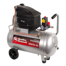 Компрессор поршневой масляный QUATTRO ELEMENTI VENTO-50 (300 л/мин, 50л 2,5 л.с, 8 бар) 770-254 Компрессор поршневой масляный QUATTRO ELEMENTI VENTO-50 (300 л/мин, 50л 2,5 л.с, 8 бар) 770-254