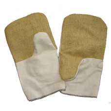 Рукавицы ХБ с брезентовым наладонником