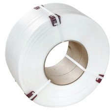 Стреппинг лента полипропиленовая белая 15x0.8 мм длина 2000 м