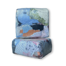 Ветошь постельная цветная, брикет 10 кг