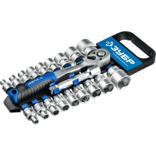 Набор торцовых головок, Профессионал ЗУБР ТБ-20, 20 предм., (1/2") 27647-H20_z01 Набор торцовых головок, Профессионал ЗУБР ТБ-20, 20 предм., (1/2") 27647-H20_z01