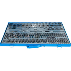 Набор метчиков и плашек, Профессионал ЗУБР 110 предметов, сталь Р6М5 28110-H110