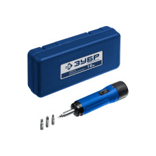 Динамометрическая отвертка, Профессионал ЗУБР 1 - 6 Нм, регулируемая 64015 Динамометрическая отвертка, Профессионал ЗУБР 1 - 6 Нм, регулируемая 64015